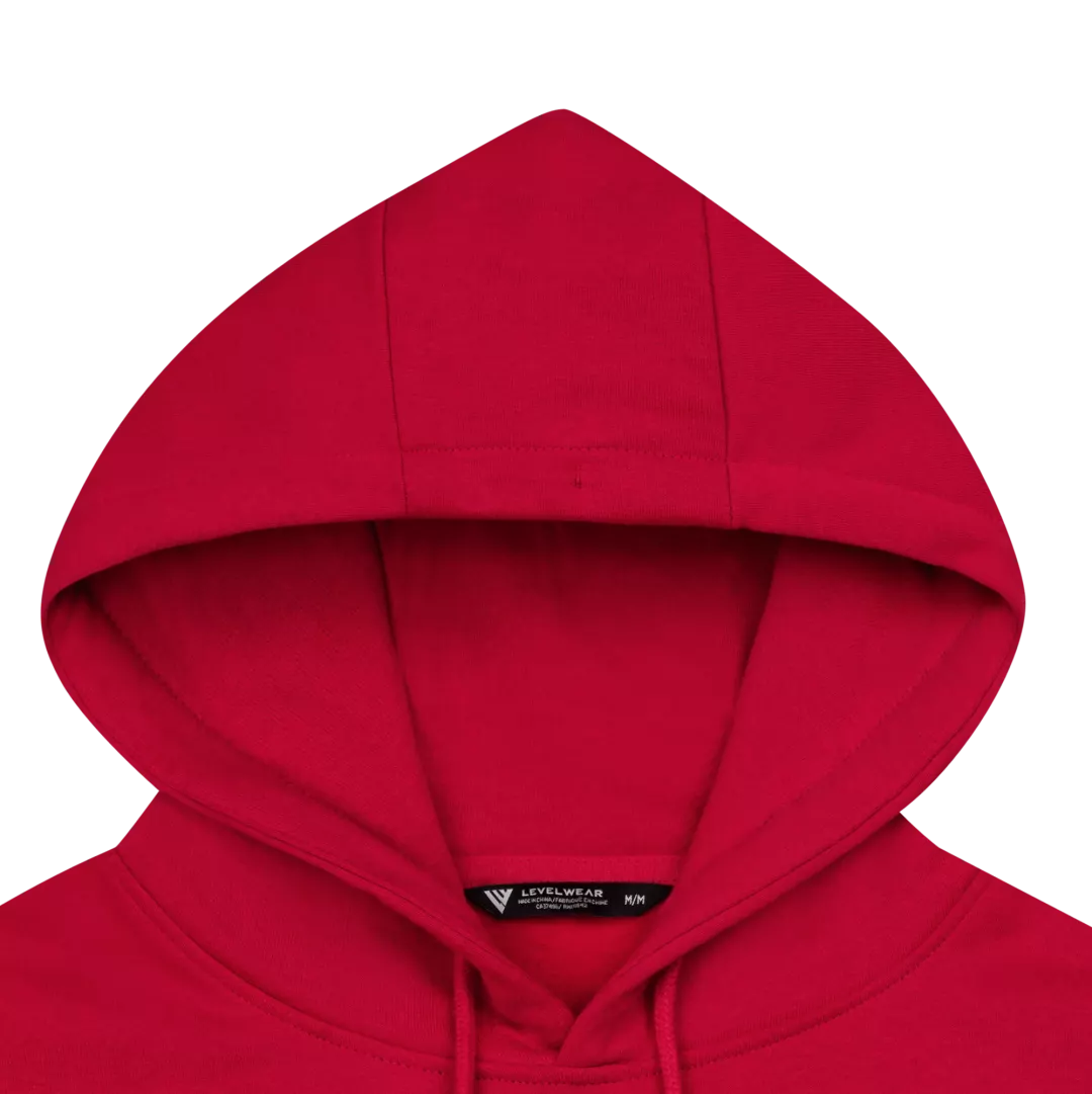 Levelwear Men's Flame Red Podium Hoody