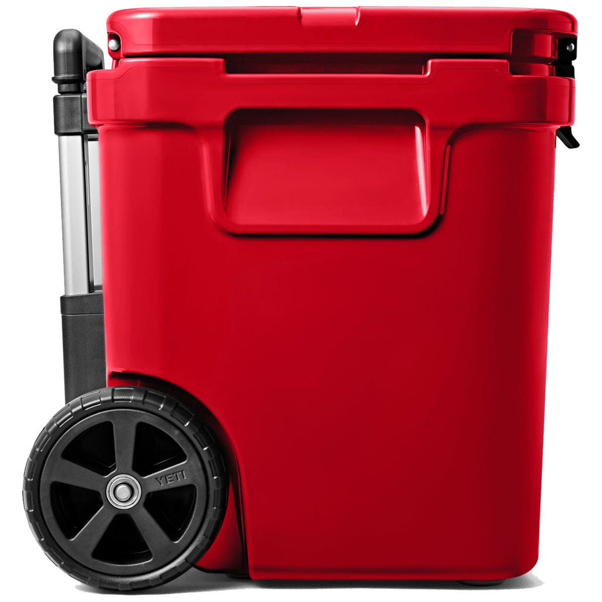 YETI Rescue Red Roadie 60 Wheeled Cooler