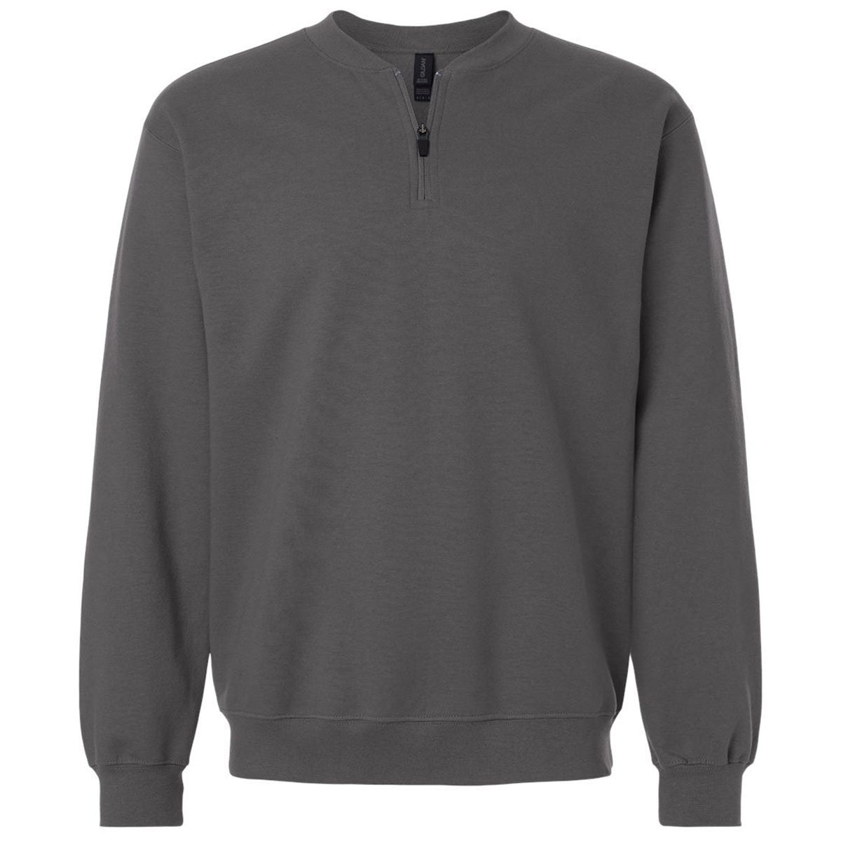 Gildan Unisex Charcoal Midweight 1/4 Zip Sweatshirt