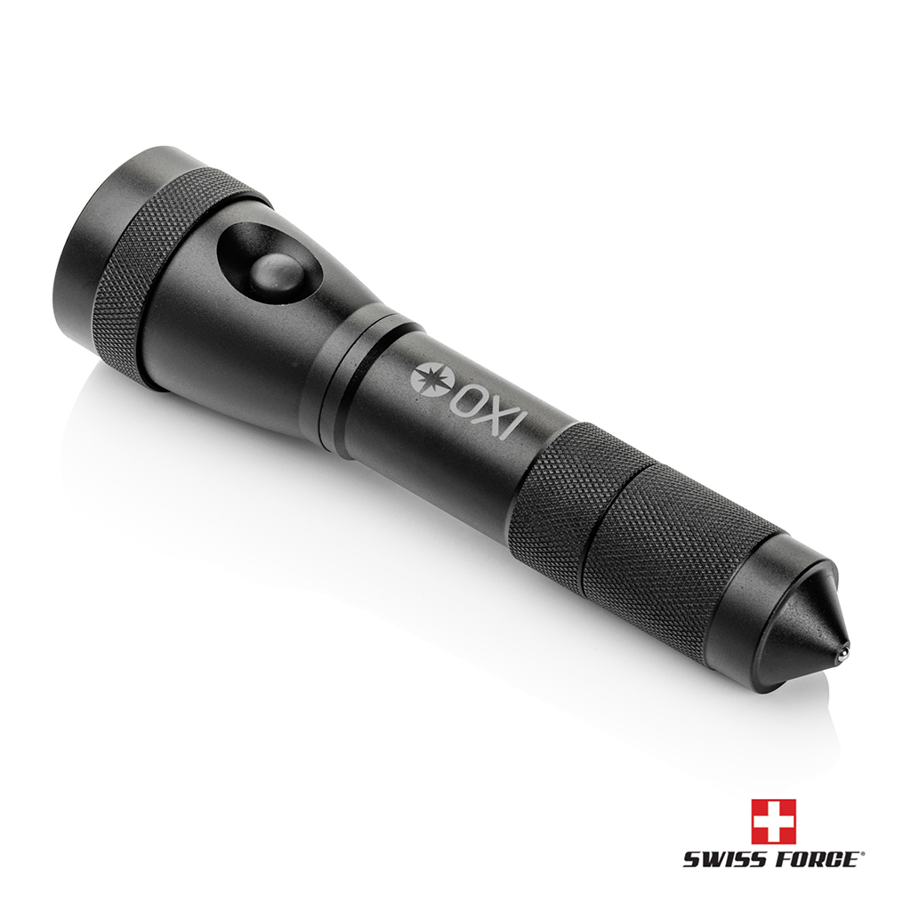 Swiss Force Black Lux Multi-Function Emergency Flashlight