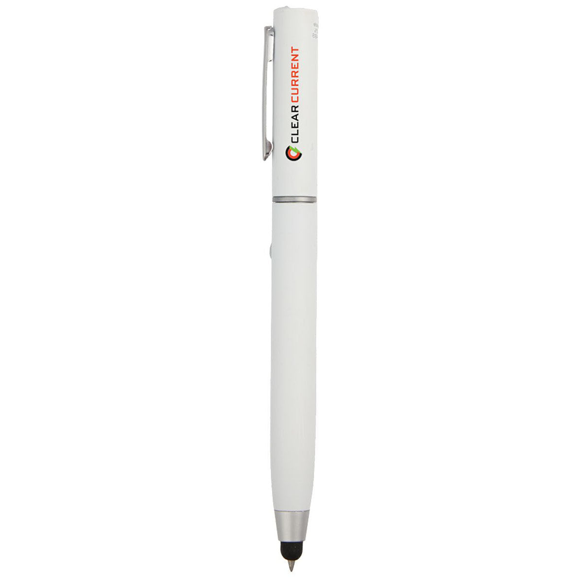 Bullet White 3-in-1 Tech Cleaning Stylus Gel Pen