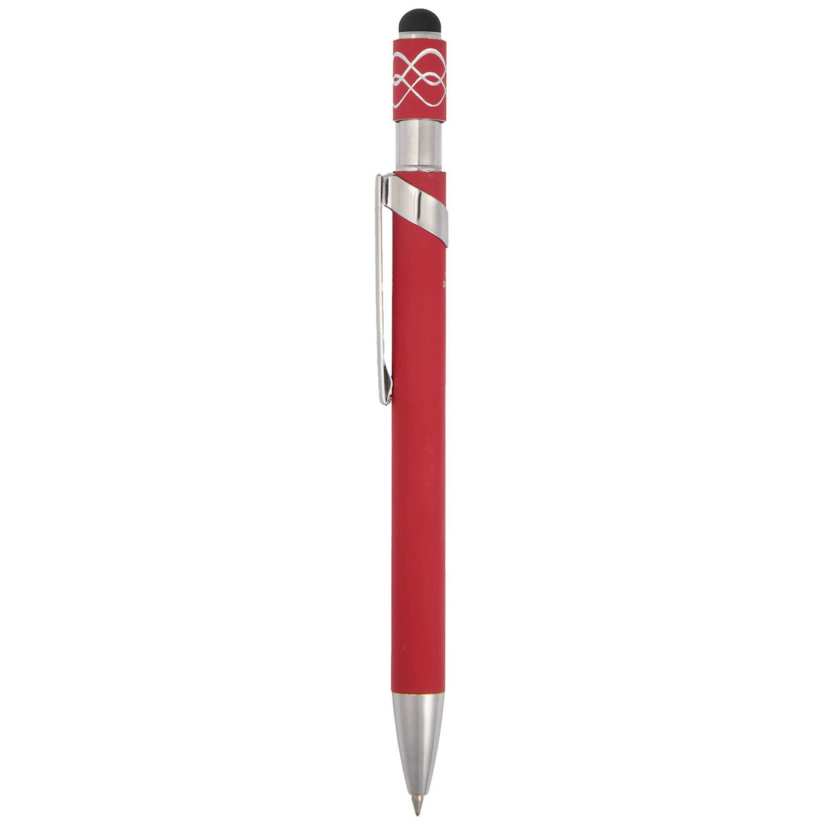 Bullet Red Simple Fidget Recycled Stylus Gel Pen