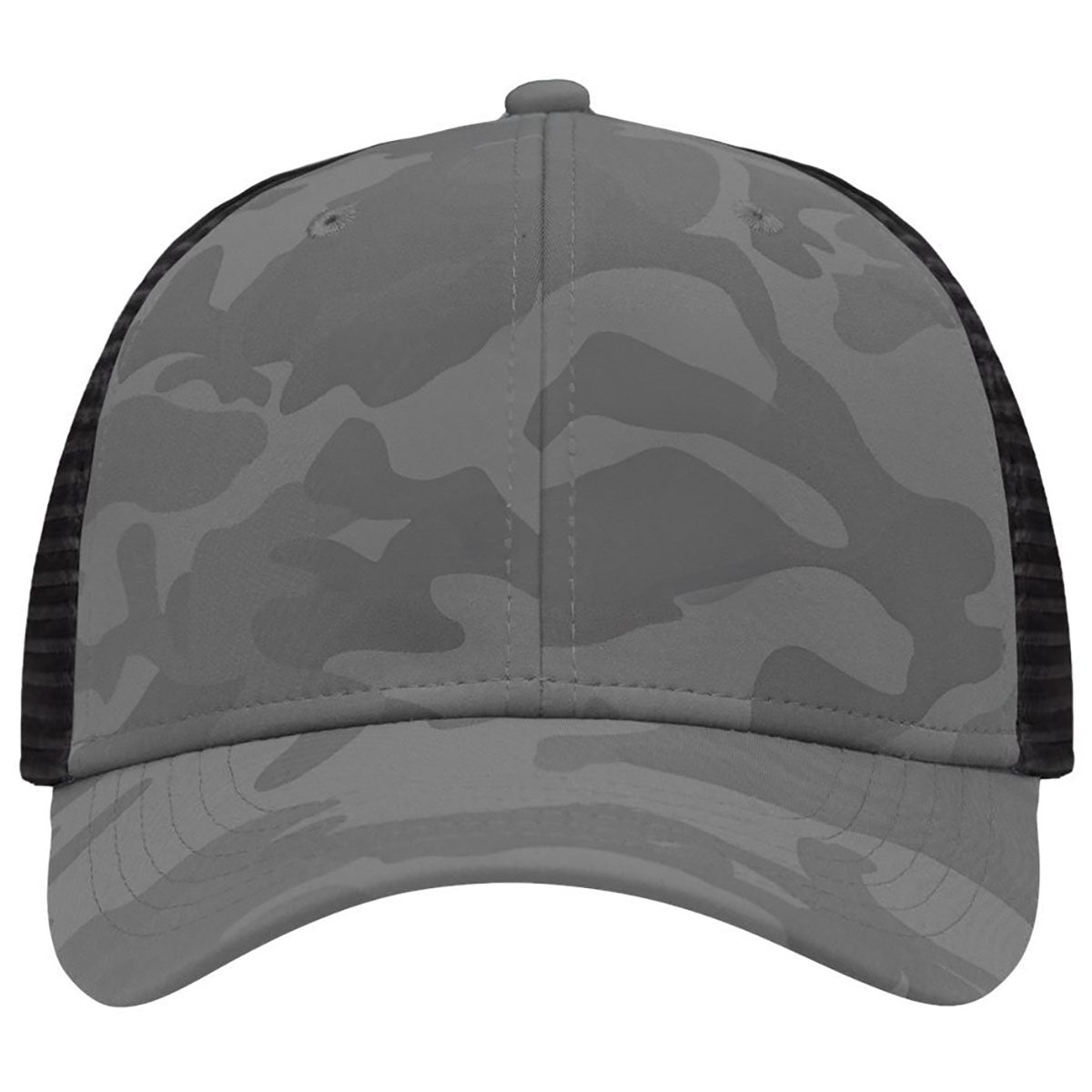 Sportsman Grey Camo/Black Lo-Pro Mesh Back Trucker Fit Cap