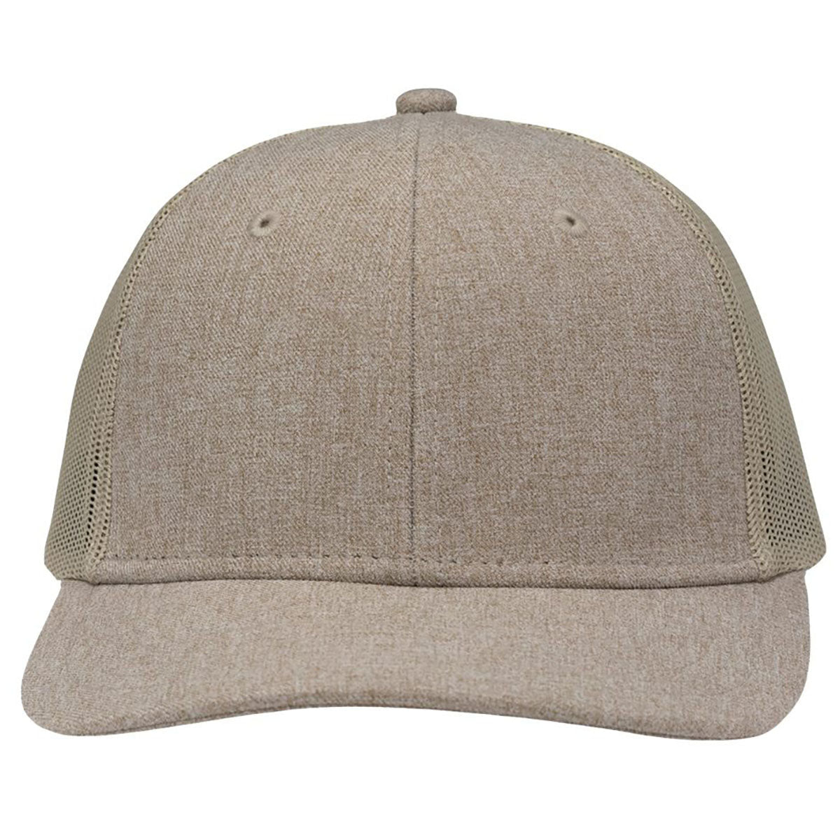Sportsman Khaki Heather/Khaki Modern Six-Panel Trucker Fit Cap