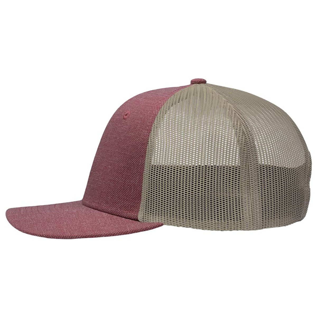 Sportsman X Hatch Red/Khaki Modern Six-Panel Trucker Fit Cap