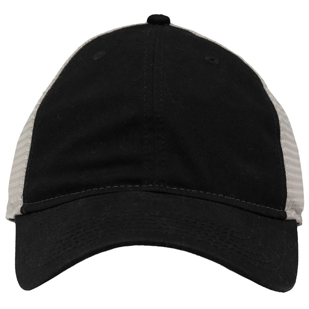 Sportsman Black/Stone Mesh Dad Hat Fit