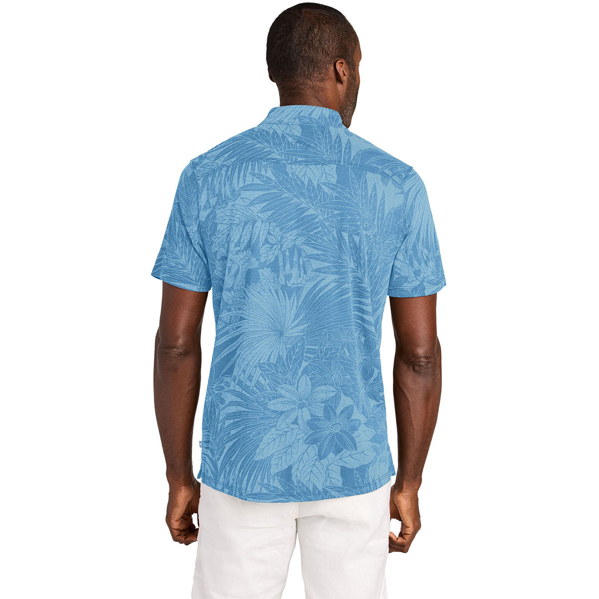 Tommy Bahama Men's Chambray Blue Santiago Paradise Polo