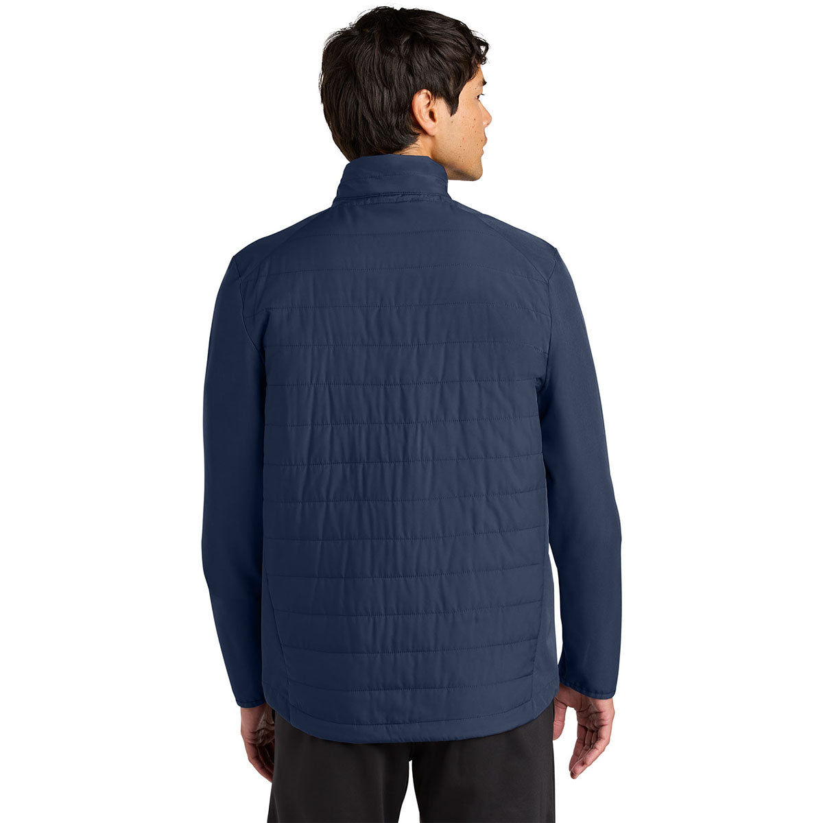Sport-Tek Men's True Navy Teknical Hybrid Jacket