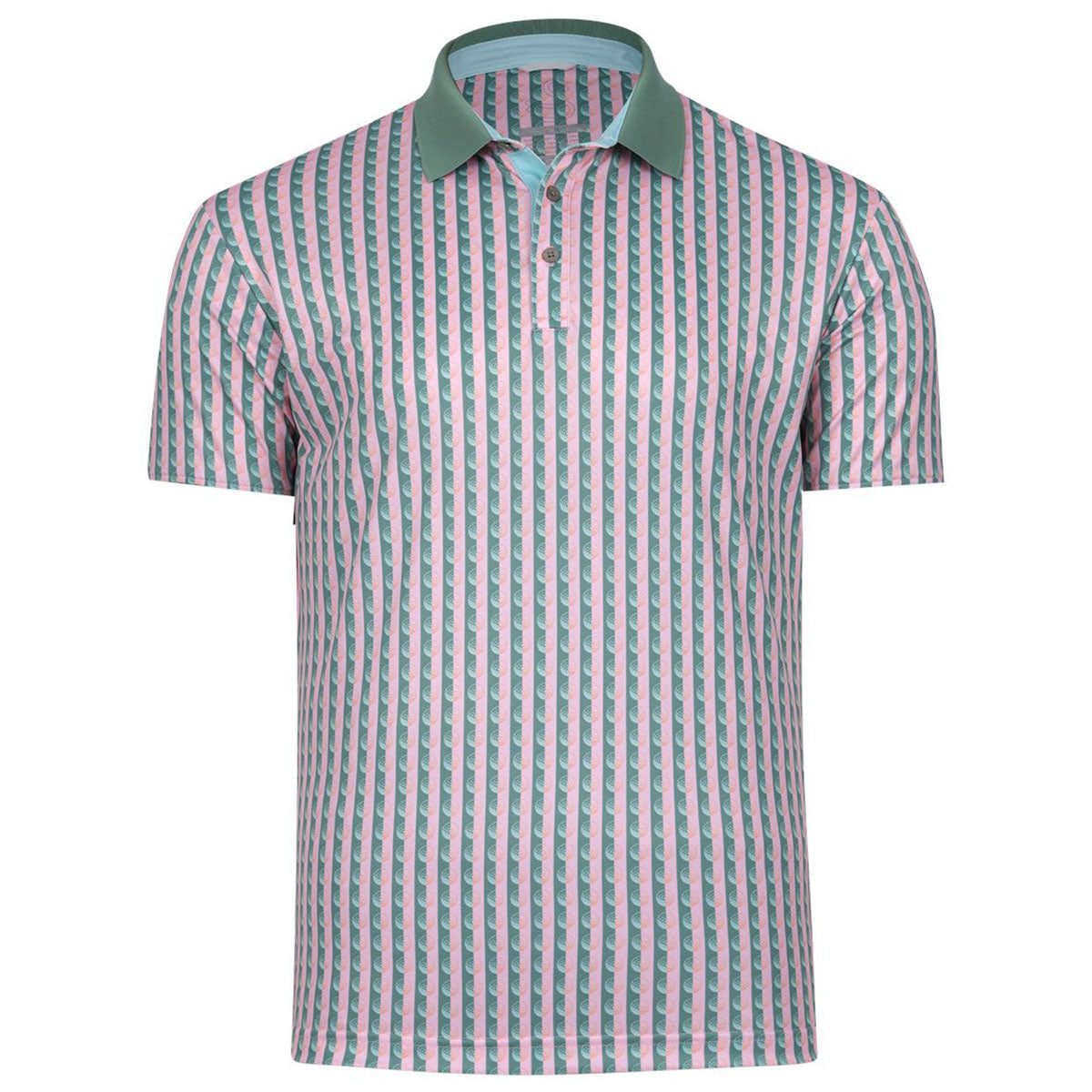 Swannies Men's Basil Greens Pique Polo
