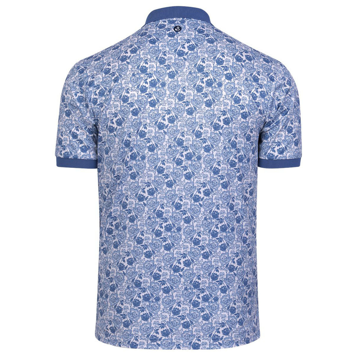 Swannies Men's Blue Shadow Haven Pique Polo
