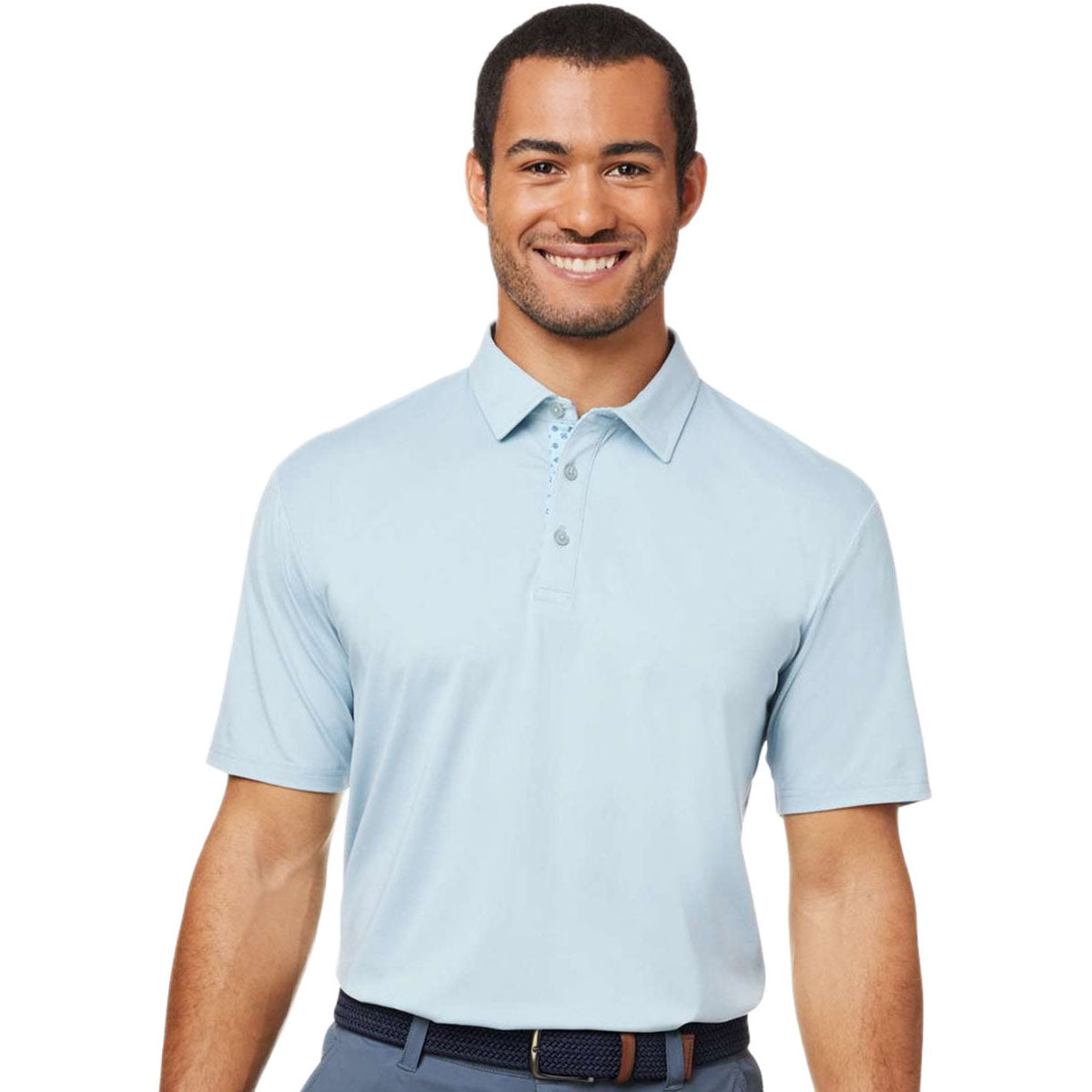 Swannies Men's Sky Heather James H Polo
