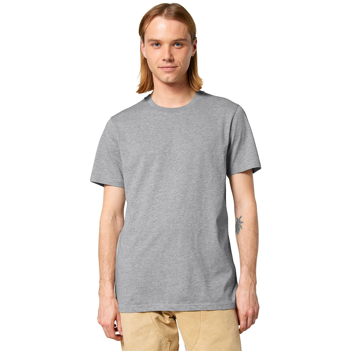 Stanley/Stella Unisex Heather Grey Crafter Tee