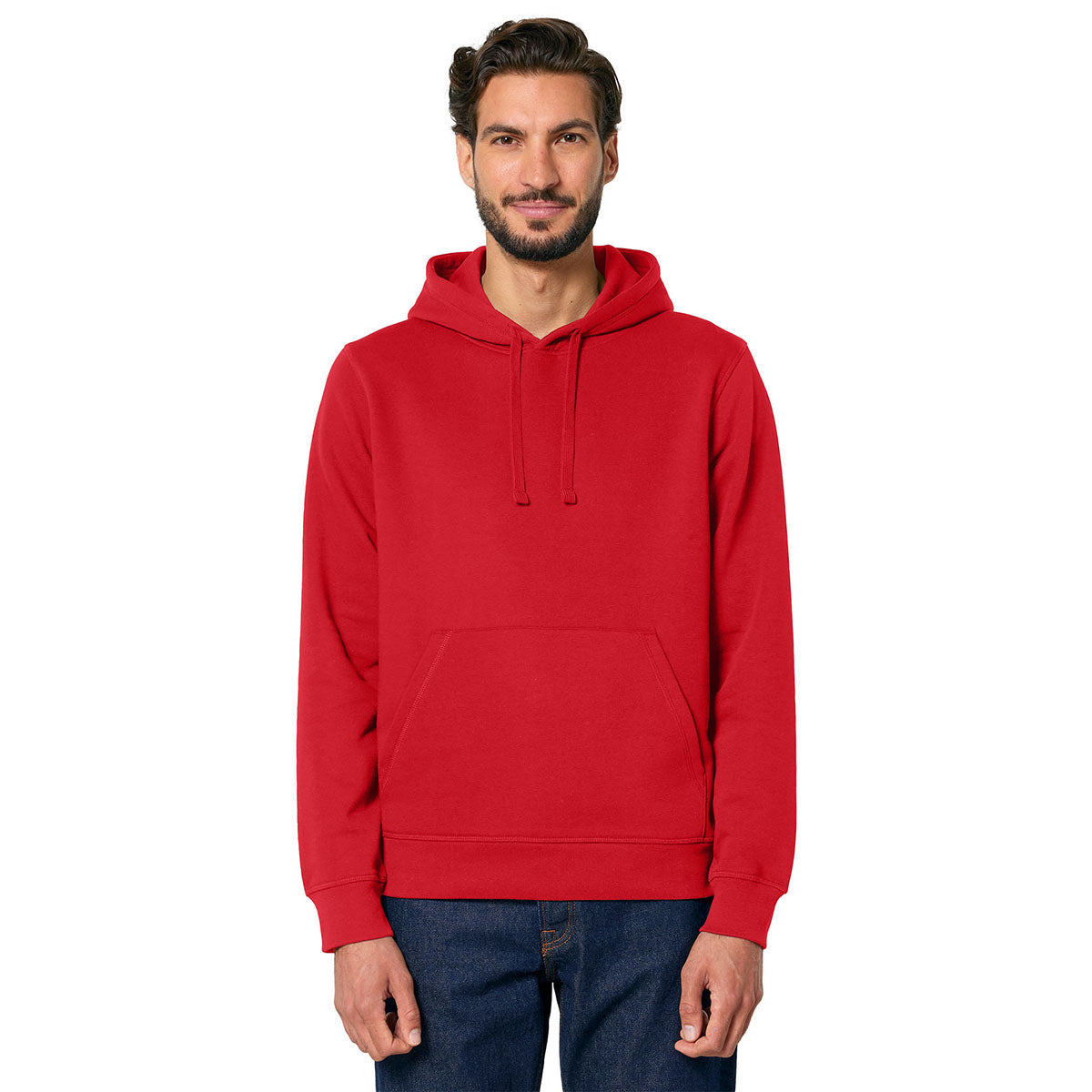 Stanley/Stella Unisex Red Drummer 2.0 Hooded Sweatshirt