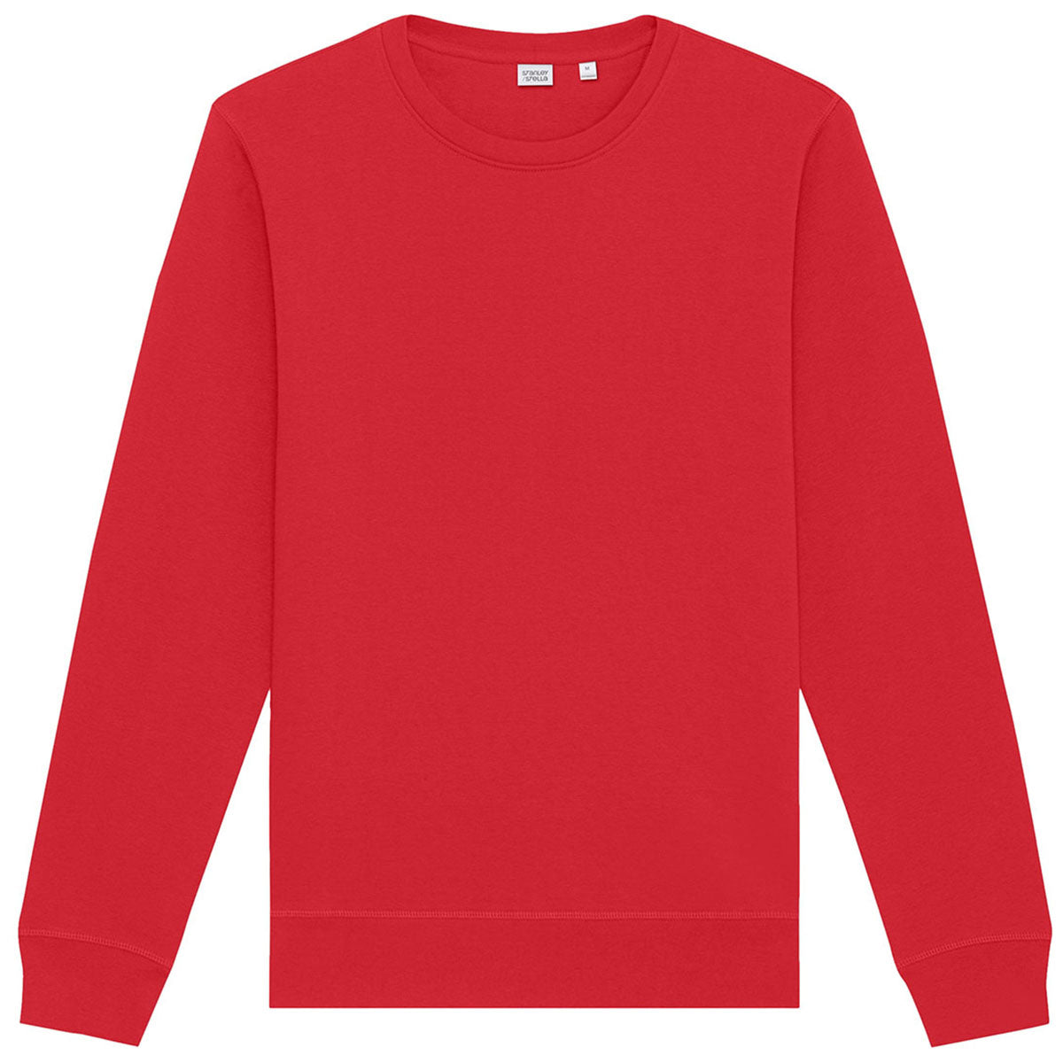 Stanley/Stella Unisex Red Roller Crewneck Sweatshirt