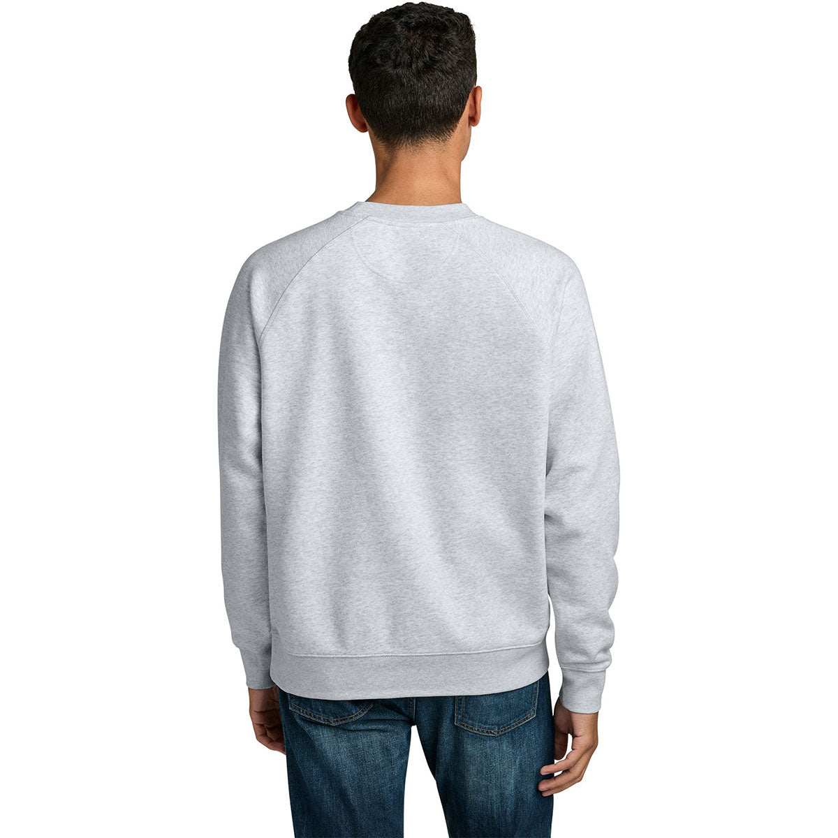 Stanley/Stella Unisex Cool Heather Grey Knoxer Crewneck Sweatshirt