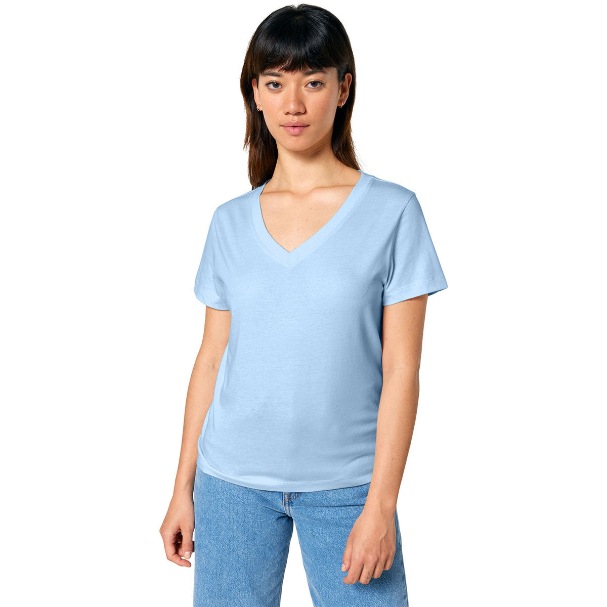 Stanley/Stella Women's Blue Soul Stella Isla V-Neck Tee