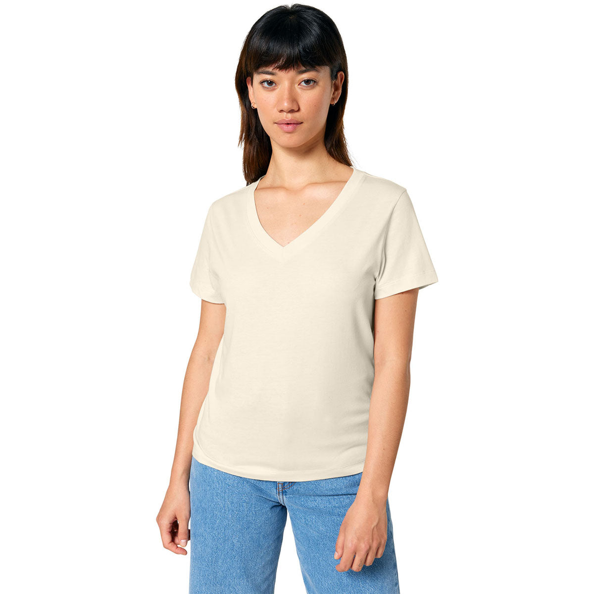 Stanley/Stella Women's Natural Raw Stella Isla V-Neck Tee
