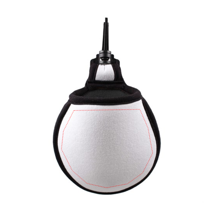 Toddy Black Trim/Black Plush Gear Featherlite Golf Ball Cleaner