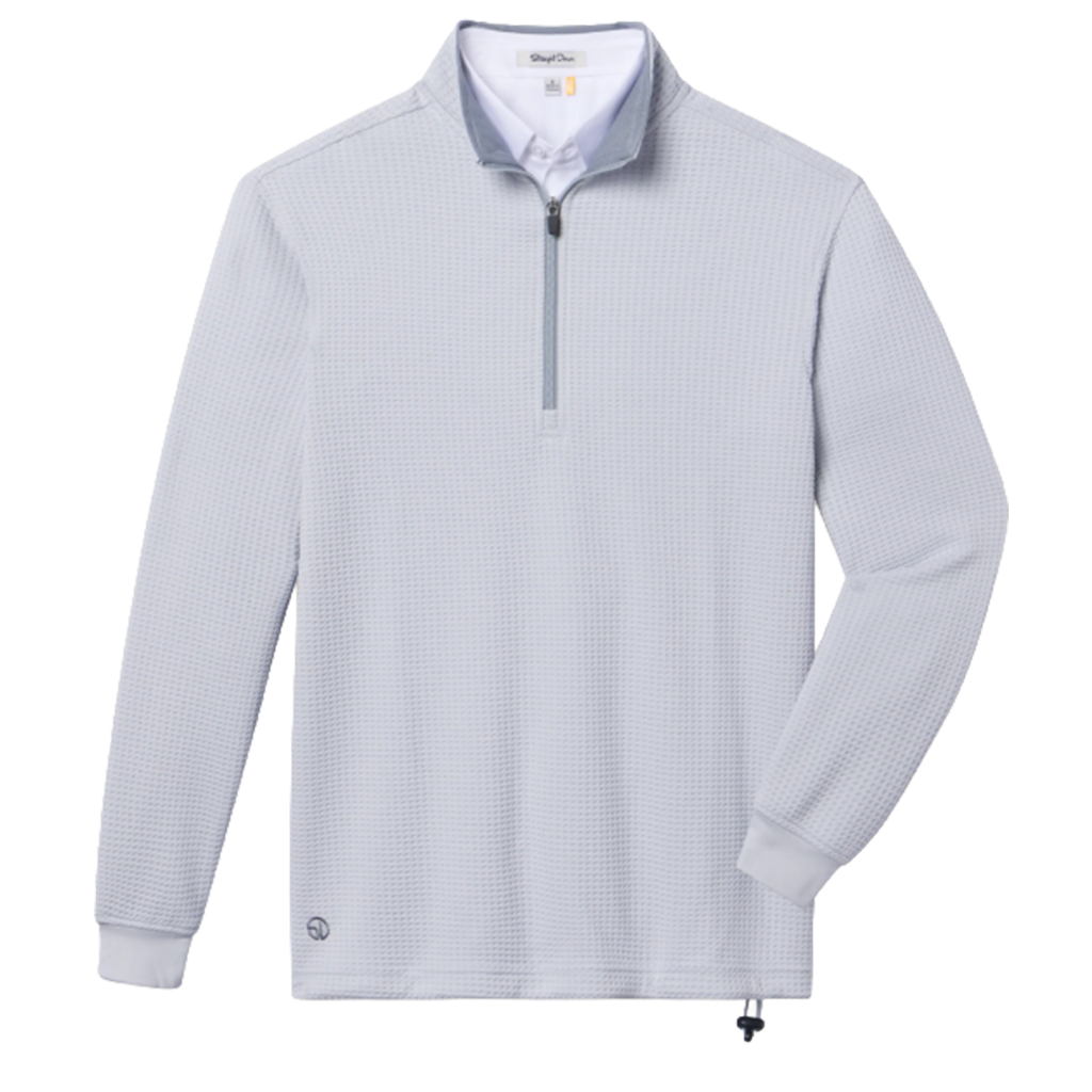 Straight Down Men's Silver Optic Quarter Zip