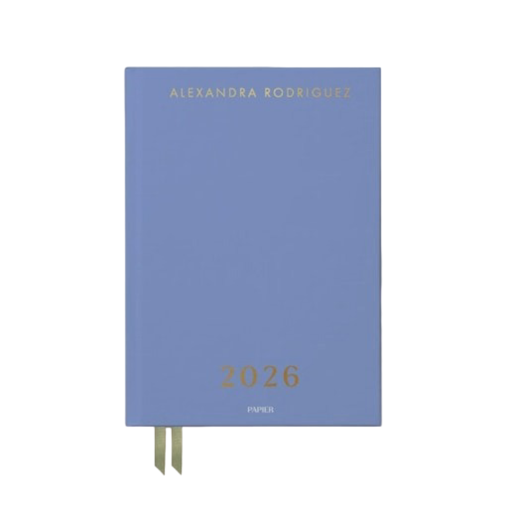 Papier Ice Blue Shine Calendar Year Planner