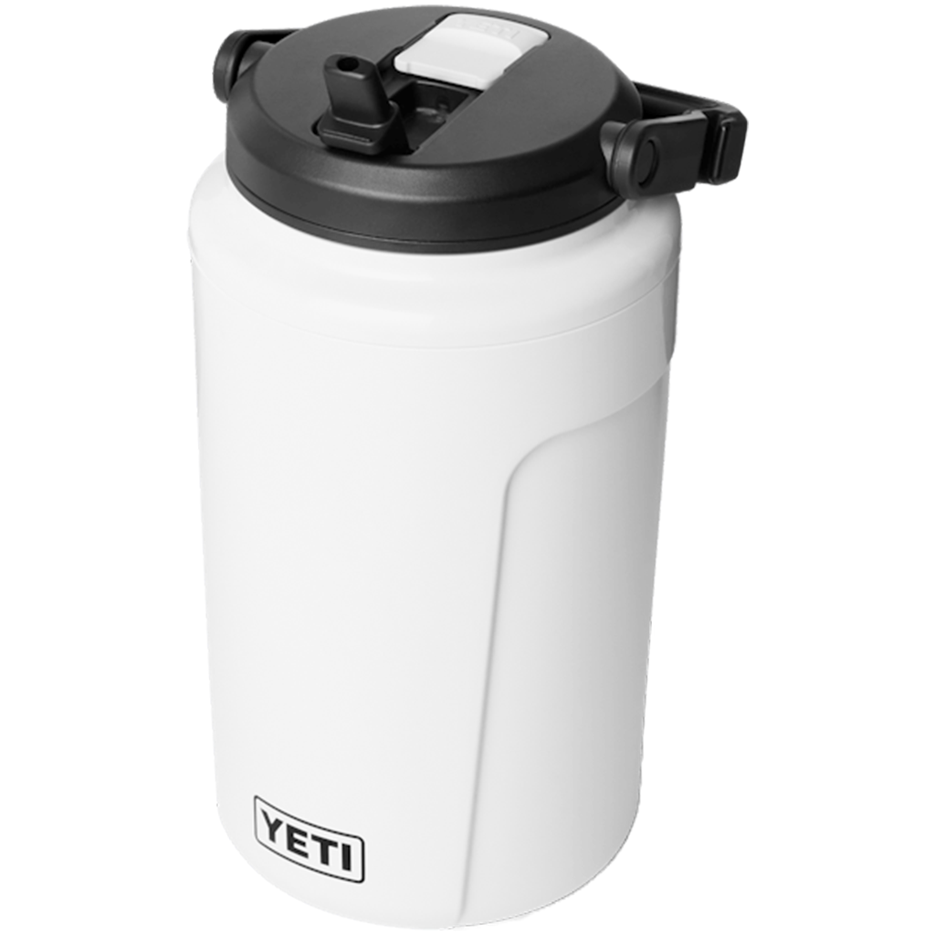 YETI White Silo Half Gallon Jug with Magslider Straw Cap