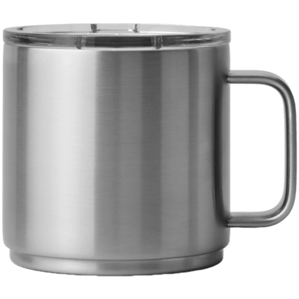 YETI Stainless Rambler 14 oz Stackable Mug with Durasip Ceramic Lining