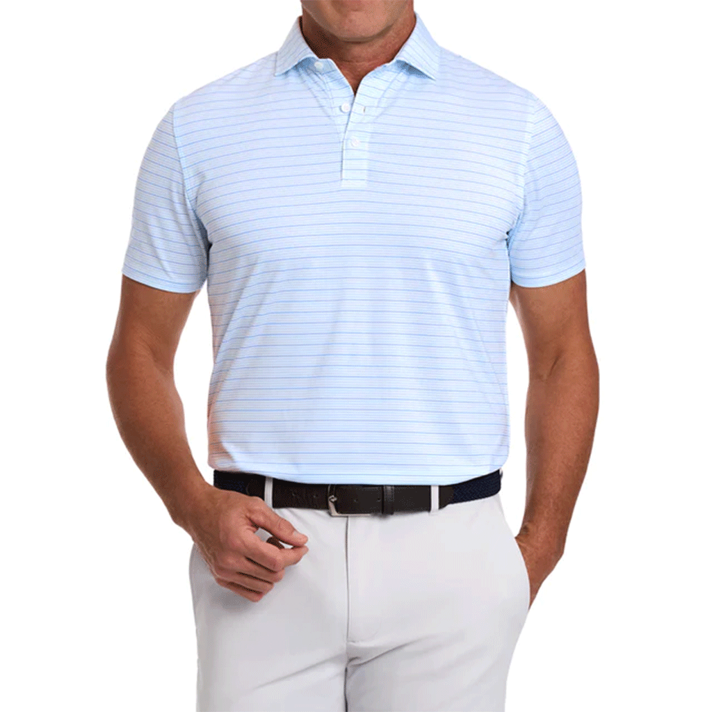 Holderness & Bourne Men's Vista Blue/Horizon Blue The Stanley Shirt