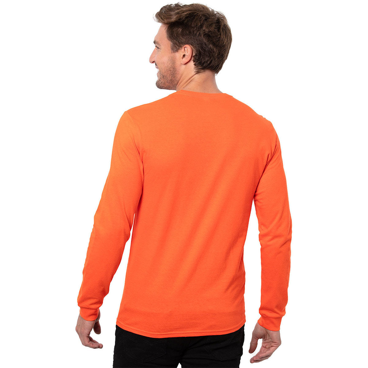 Threadfast Apparel Men's Orange Epic Long Sleeve T-Shirt