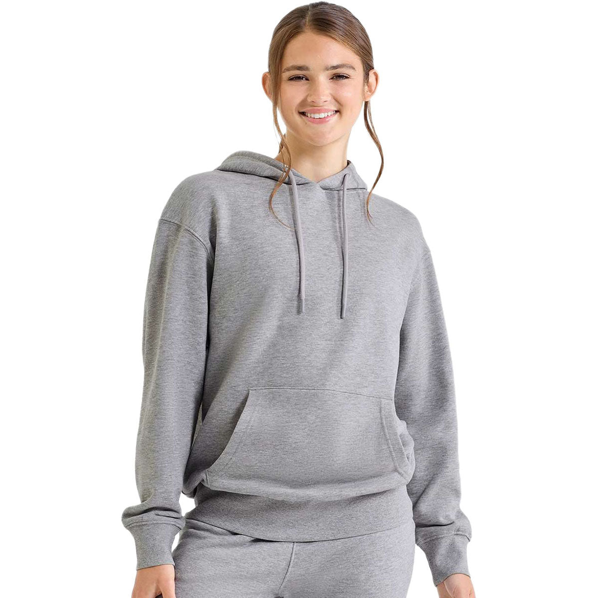 TriDri Unisex Heather Grey Jamie Recycled Hooded Sweatshirt