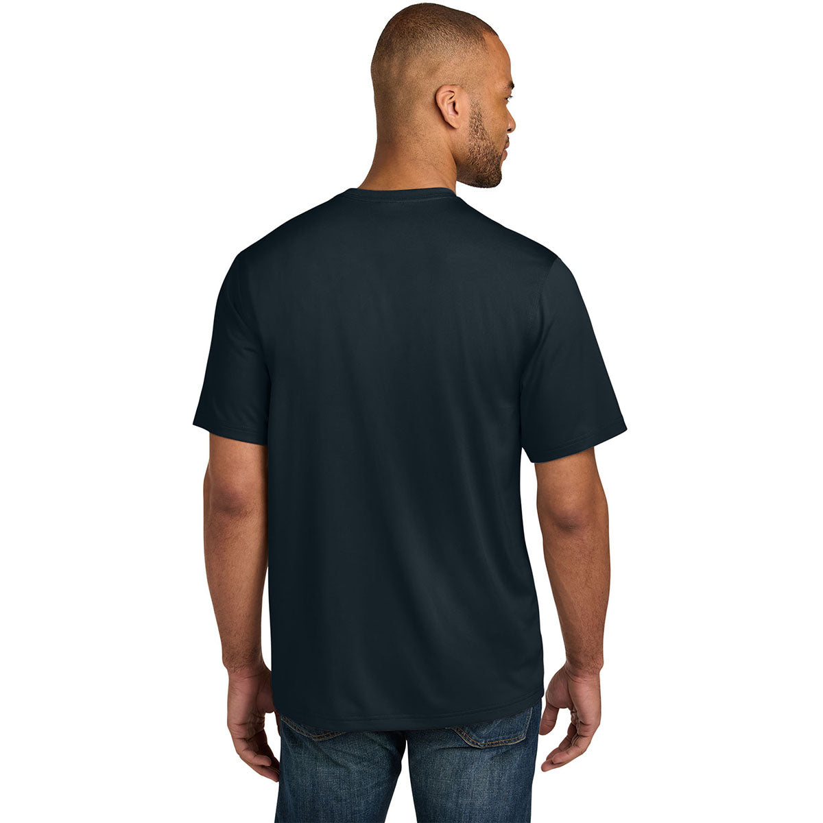 CornerStone Men's Navy Tall Workwear Pro Short Sleeve Pocket Tee