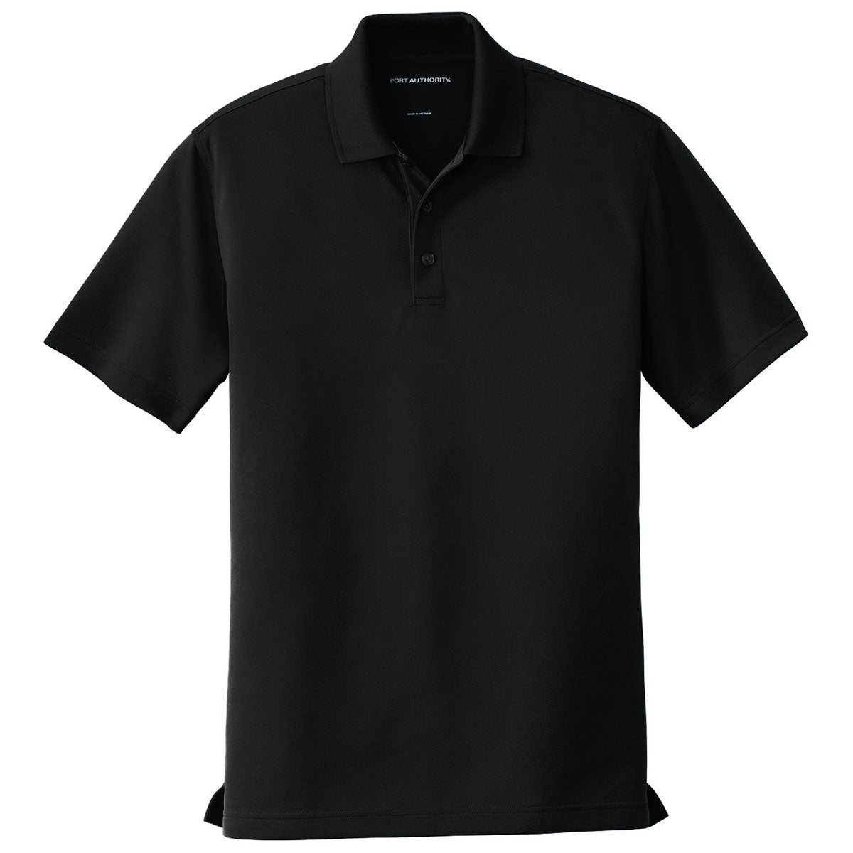 Port Authority Men's Deep Black Tall Dry Zone UV Micro-Mesh Polo