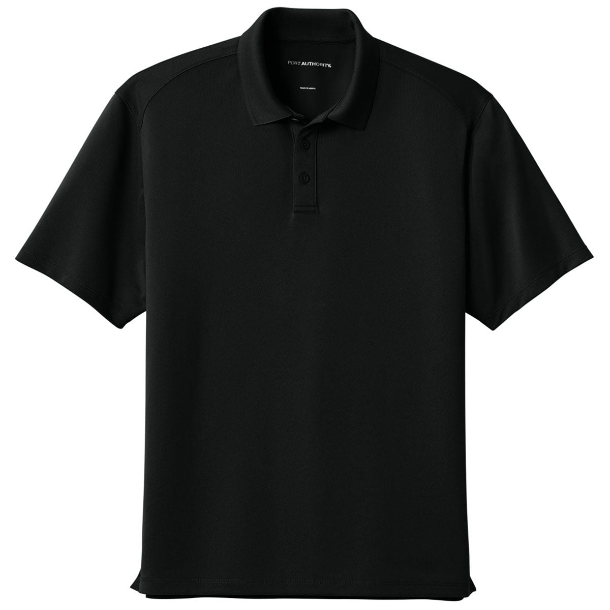Port Authority Men's Deep Black Tall Wearever Performance Pique Polo