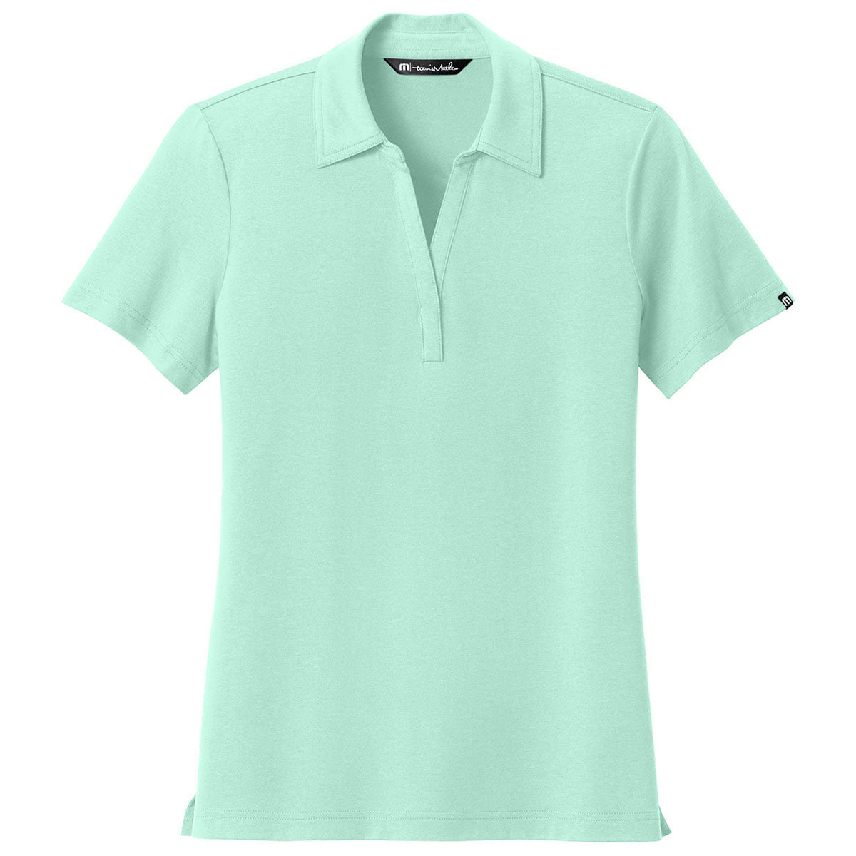 TravisMathew Women's Mint Glenview Solid Polo