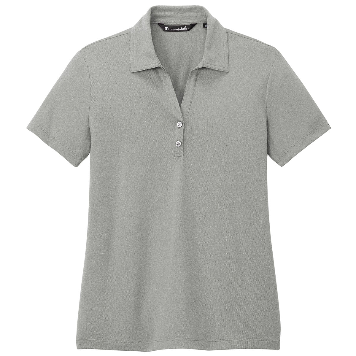 48-Hour TravisMathew Women's Quiet Shade Grey Heather Coto Performance Polo