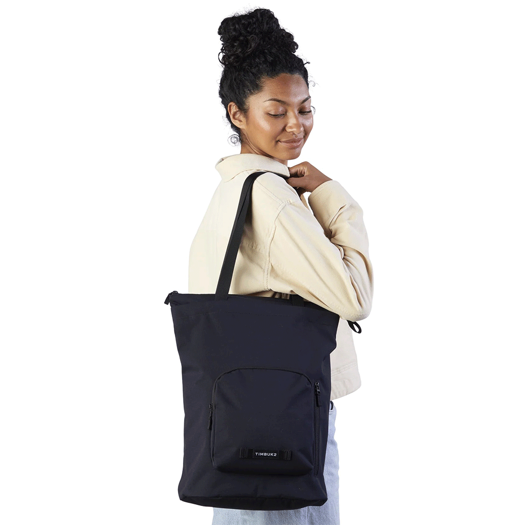 Timbuk2 Jet Black Flight Convertible Tote Backpack