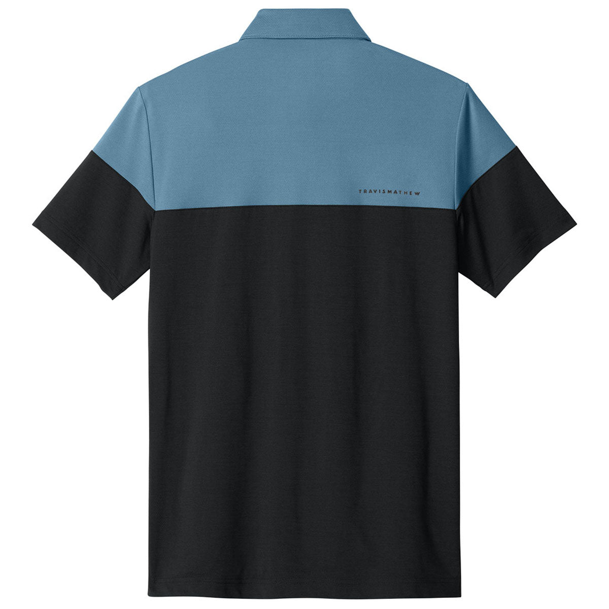 TravisMathew Men's Copen Blue/Black Onward Colorblock Polo