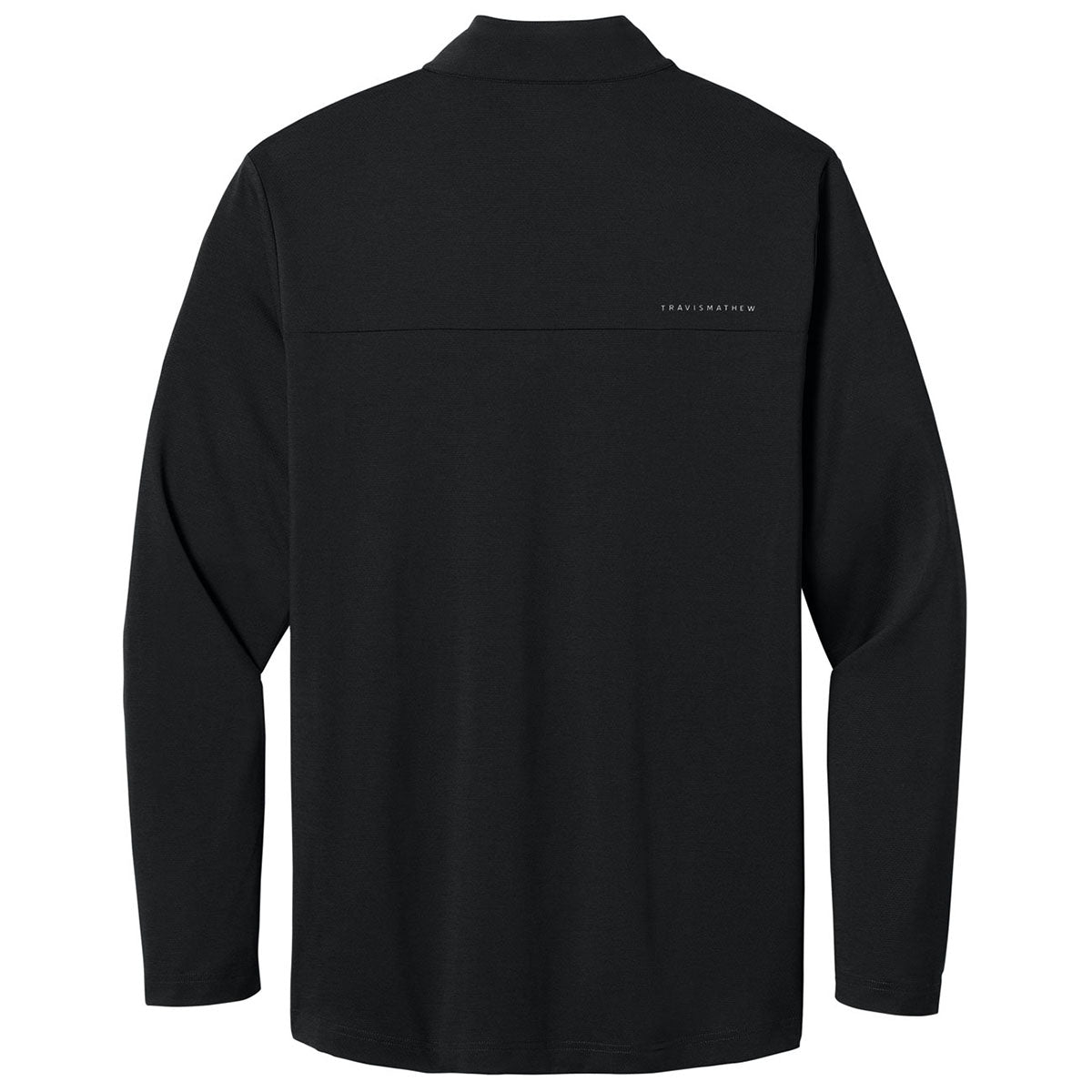 TravisMathew Men's Black Onward 1/4-Zip