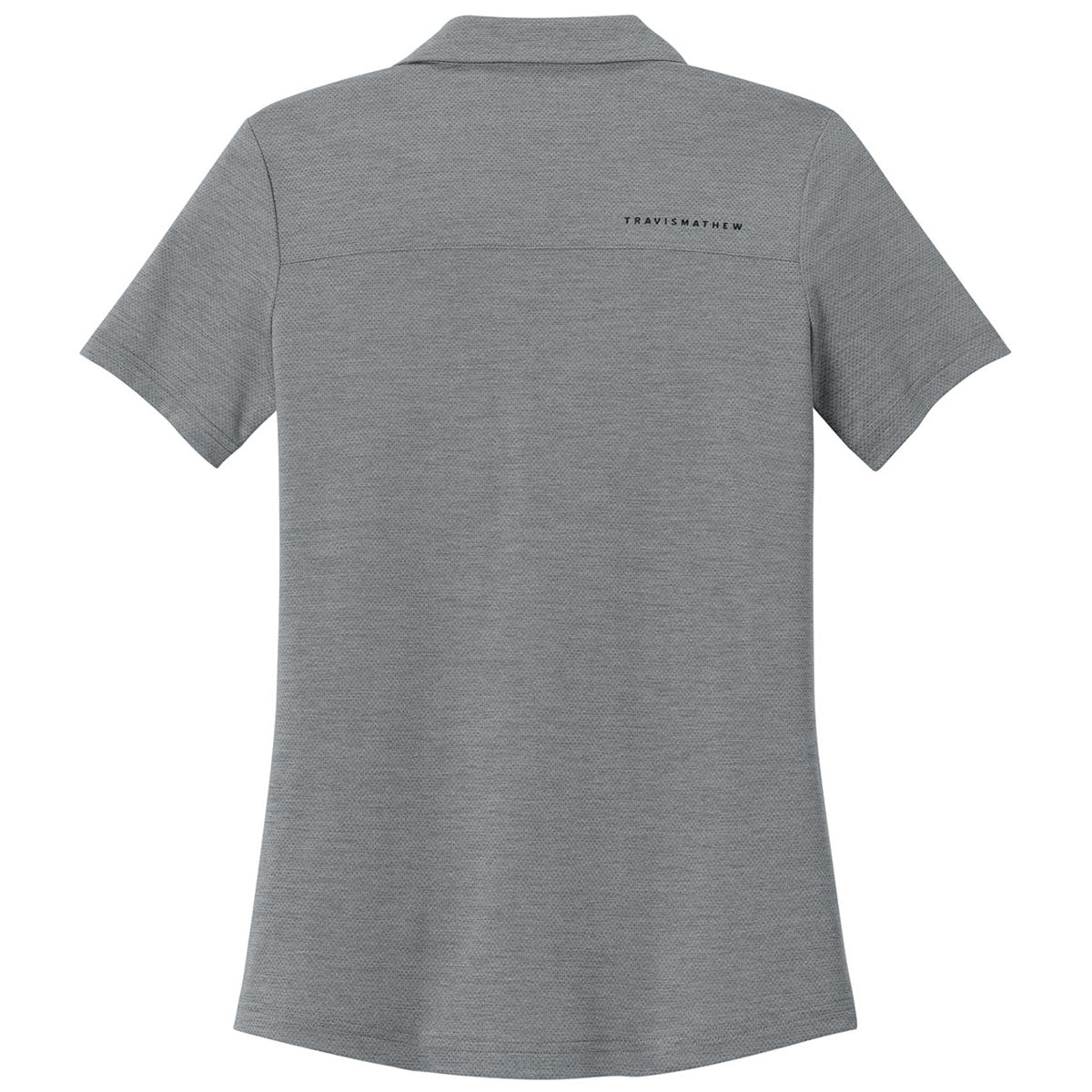 TravisMathew Women's Quiet Shade Grey Heather Onward Polo