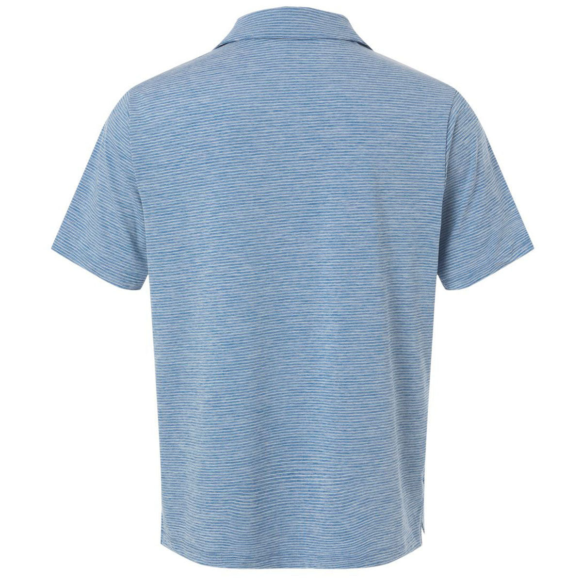 Team 365 Men's Sport Royal Heather/White Relay Heathered Stripe Polo