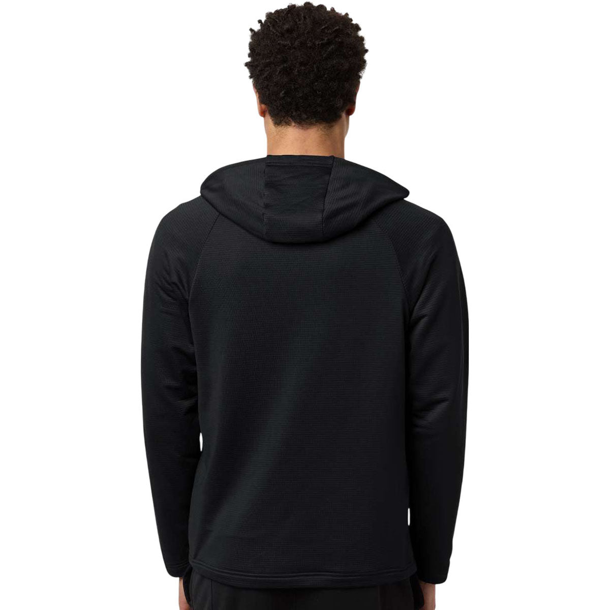 Team 365 Men's Black Qualify Quarter-Zip Hooded Pullover