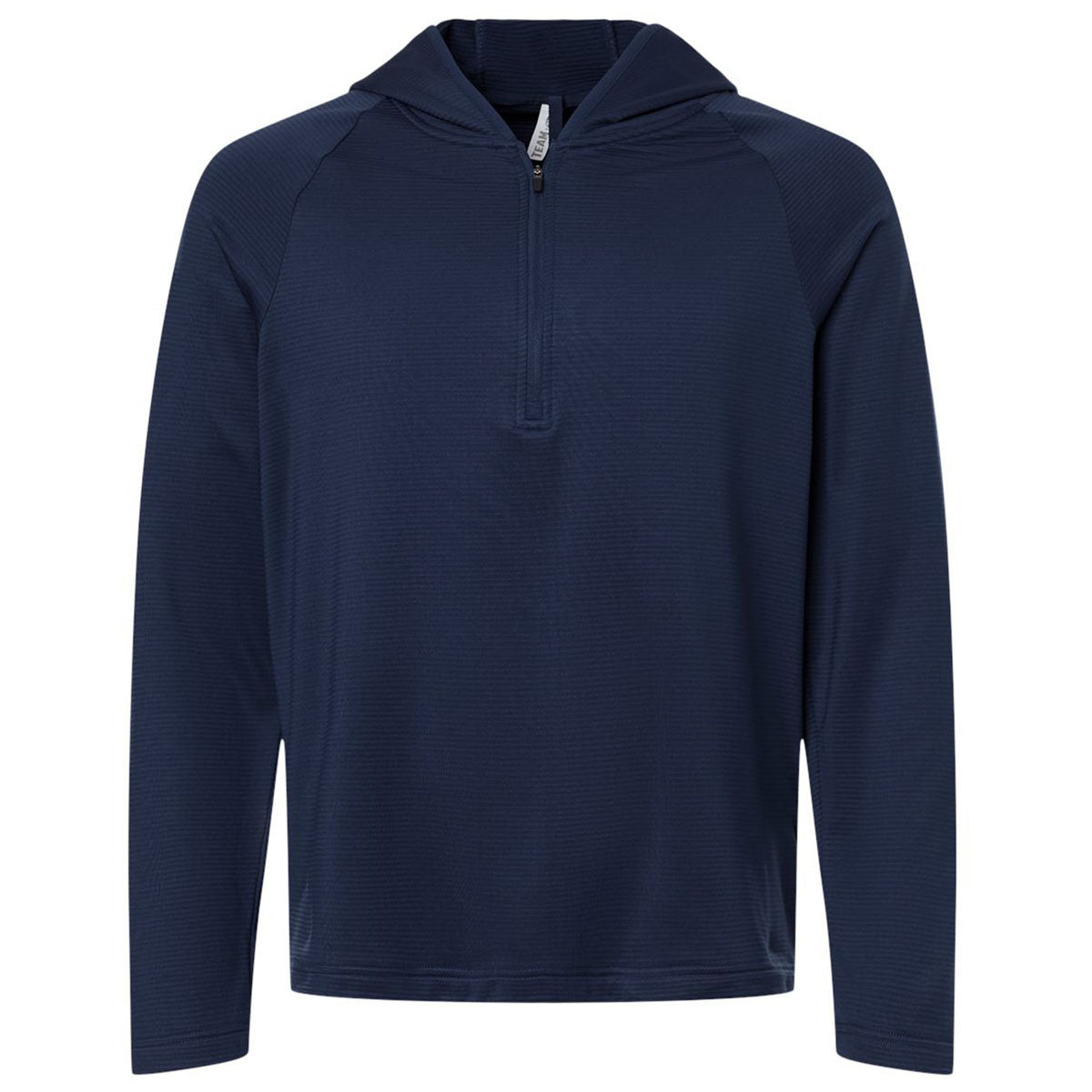 Team 365 Men's Sport Dark Navy Qualify Quarter-Zip Hooded Pullover