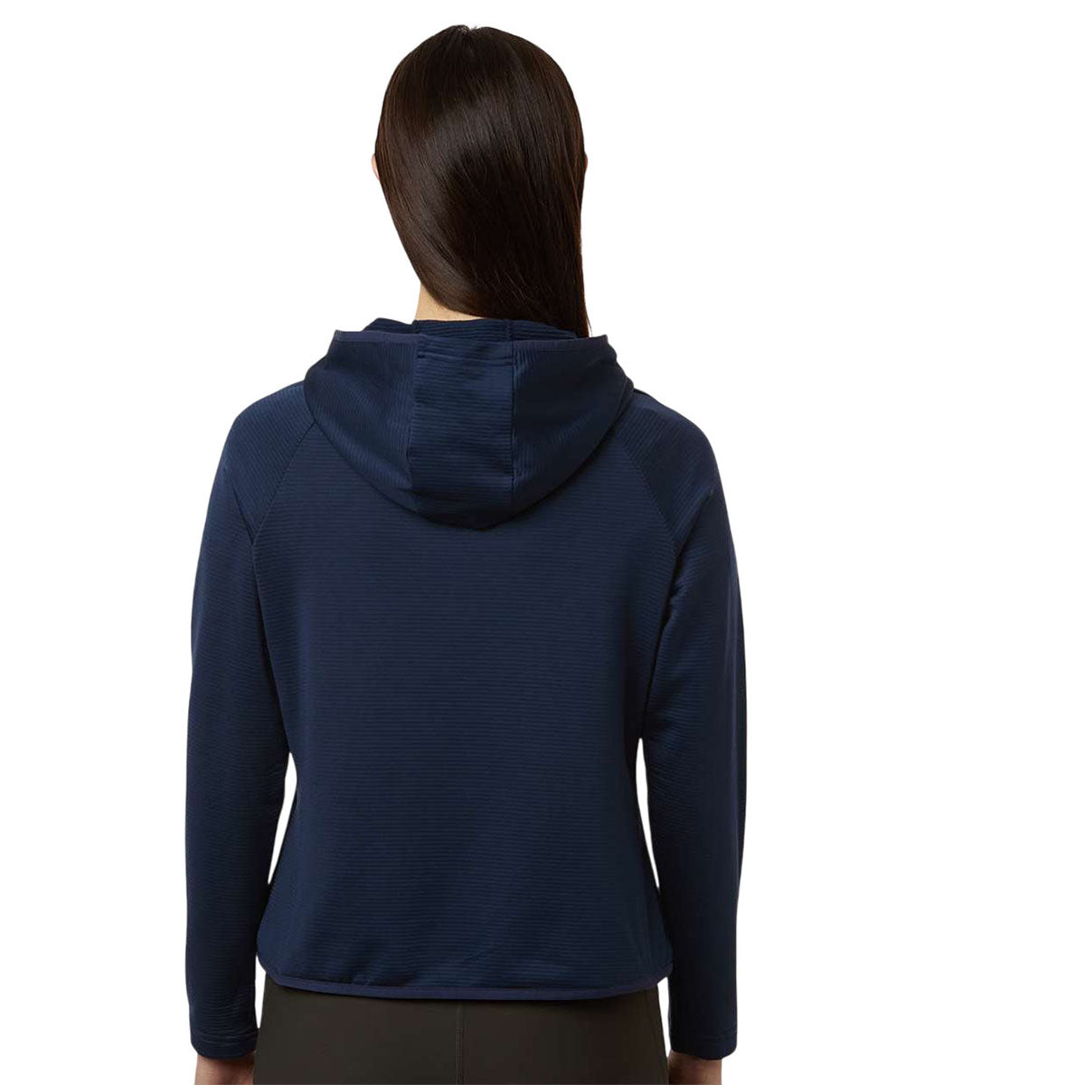Team 365 Women's Sport Dark Navy Qualify Quarter-Zip Hooded Pullover