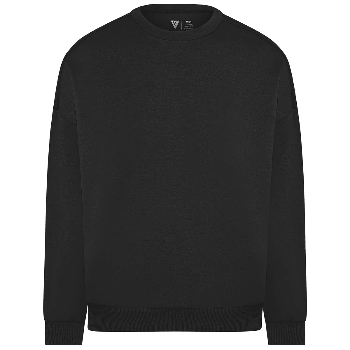Levelwear Unisex Black Luxe Signature Crew