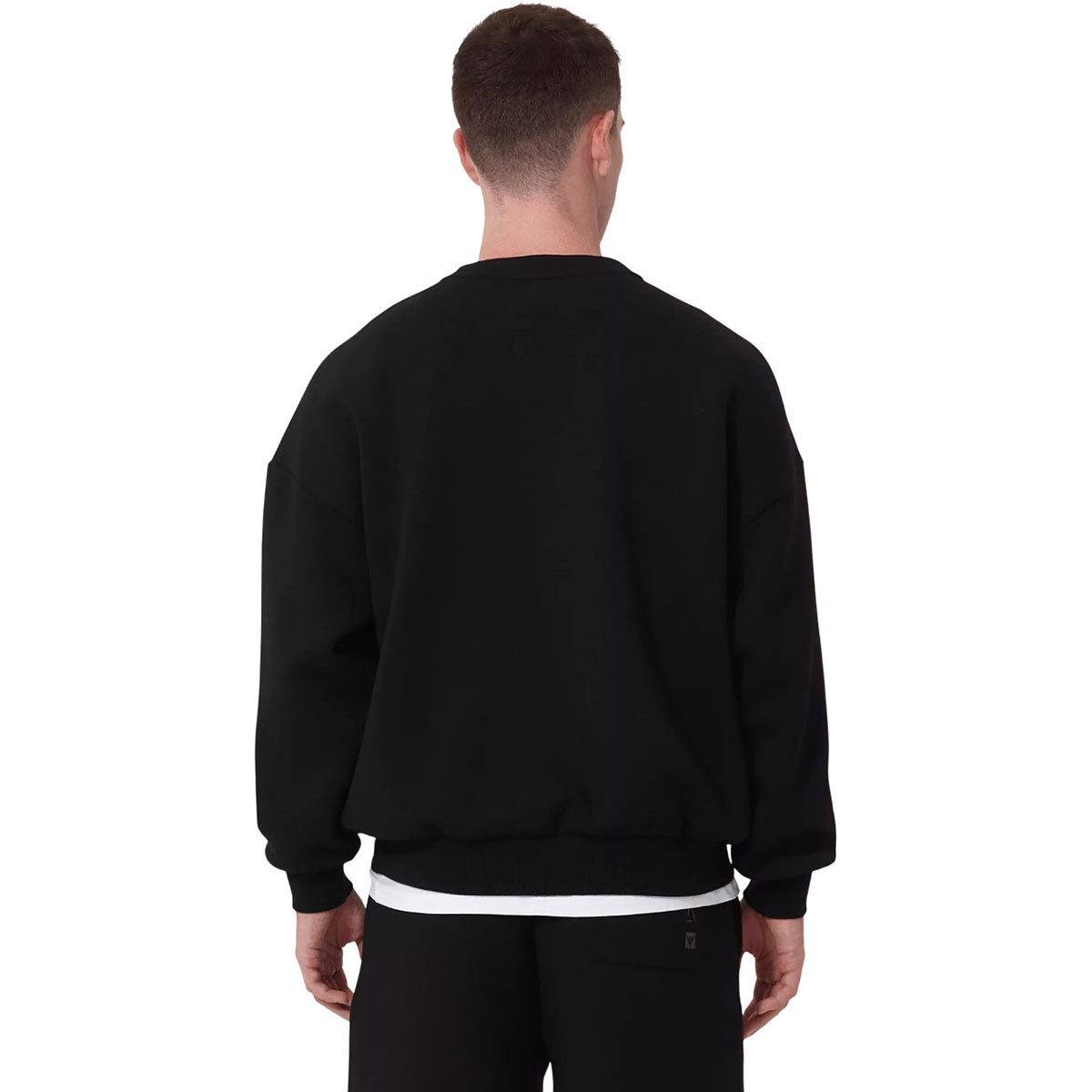 Levelwear Unisex Black Luxe Signature Crew