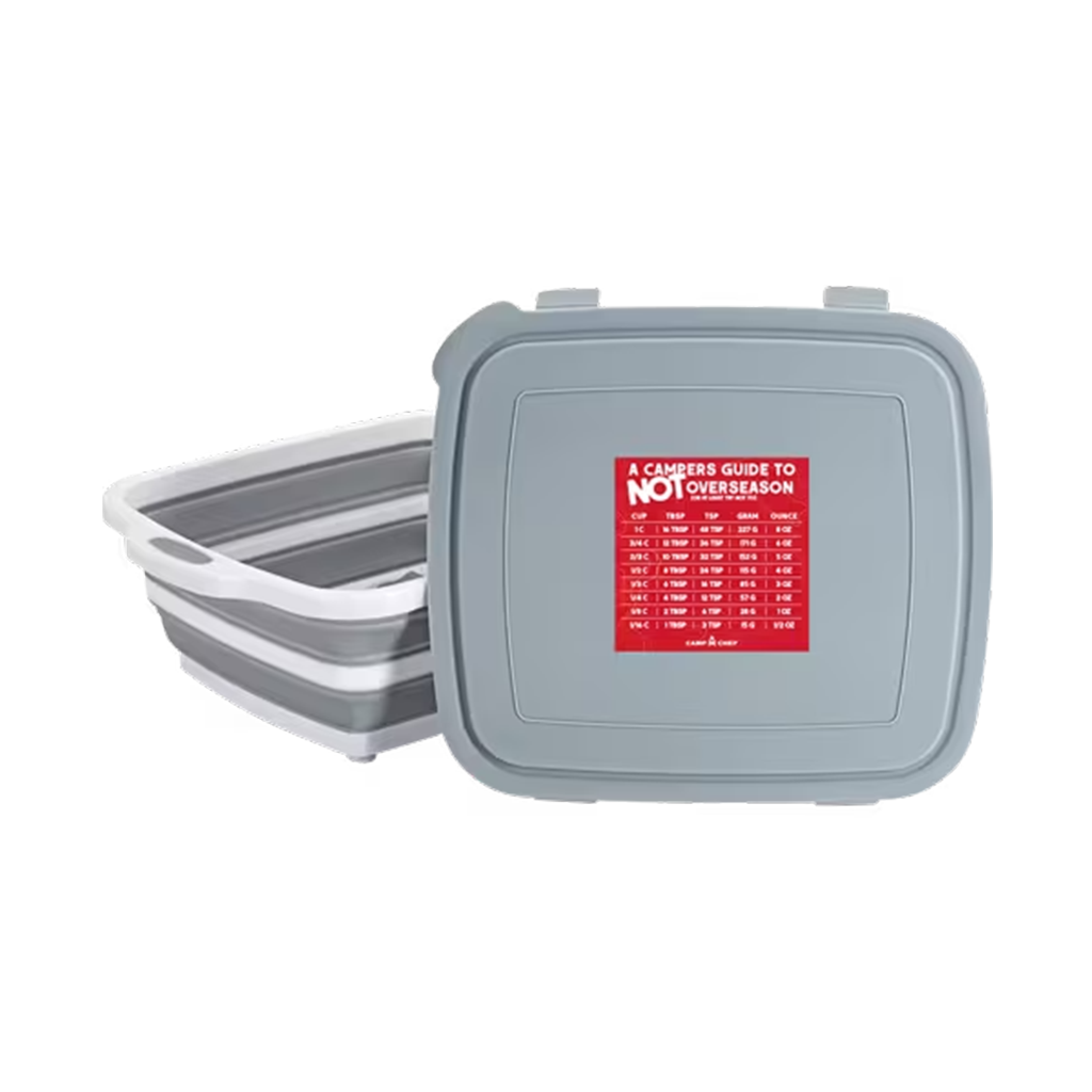 Snugz Gray Grub Box Collapsible Food Prep Tub