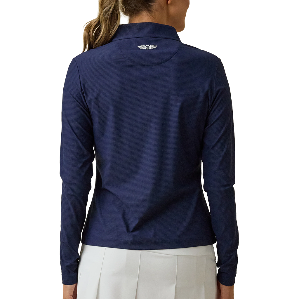 Straight Down Women's New Indigo Mylite Quarter Zip
