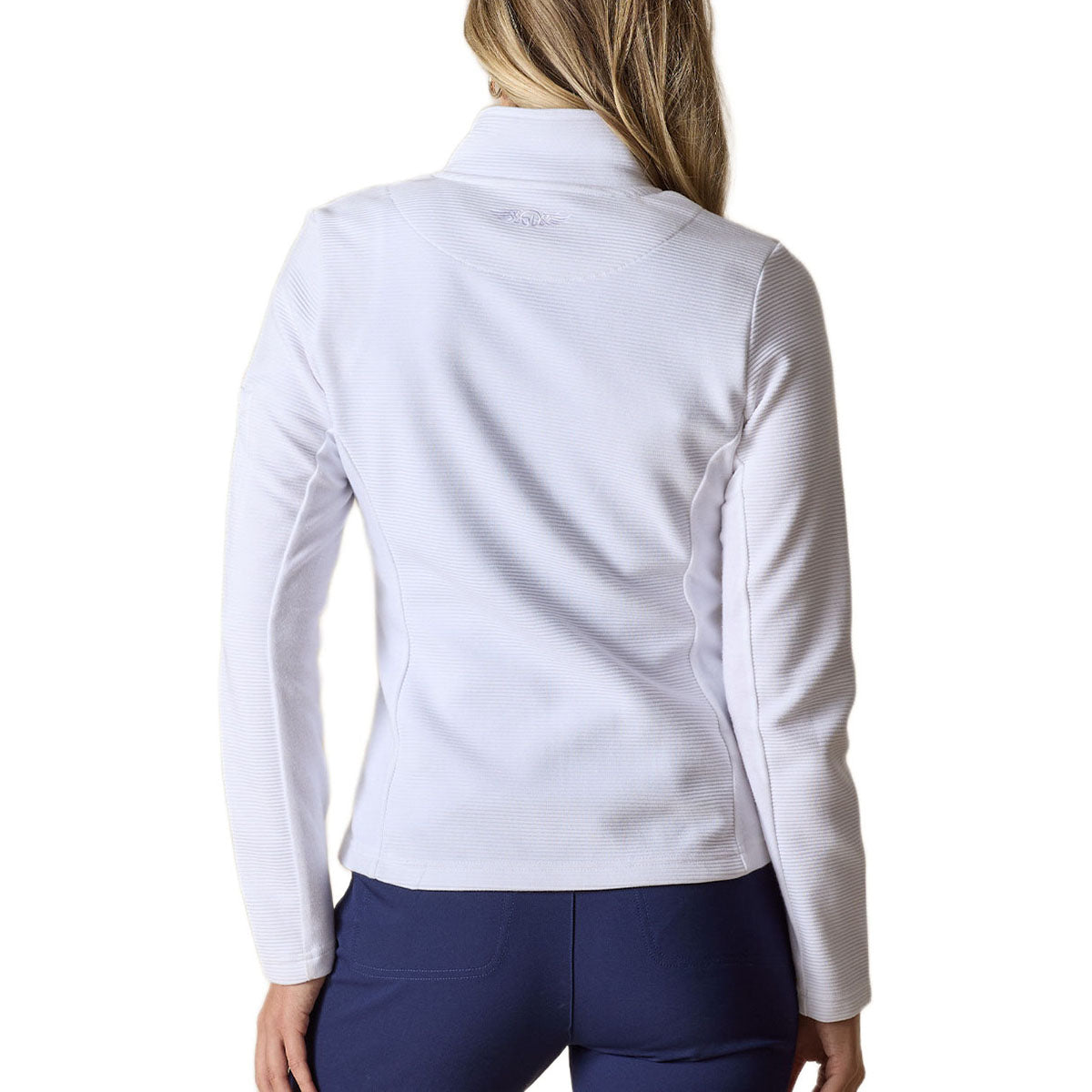 Straight Down Women's White Swing Jacket