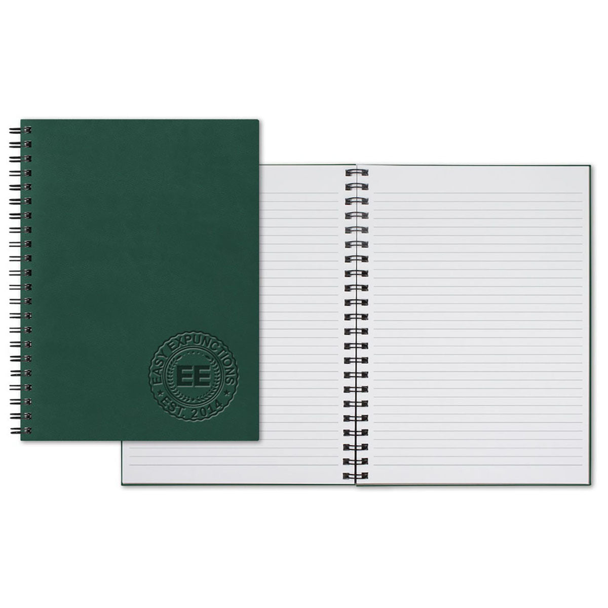 Castelli Green WireO Tucson Grande XL White Lined Pg Journal
