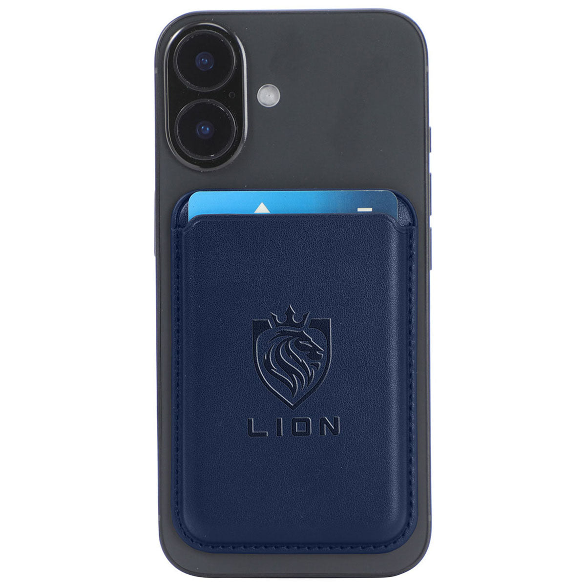 Ariel Premium Navy Blue Avon 3-Card Phone Wallet with Magnetic Ring