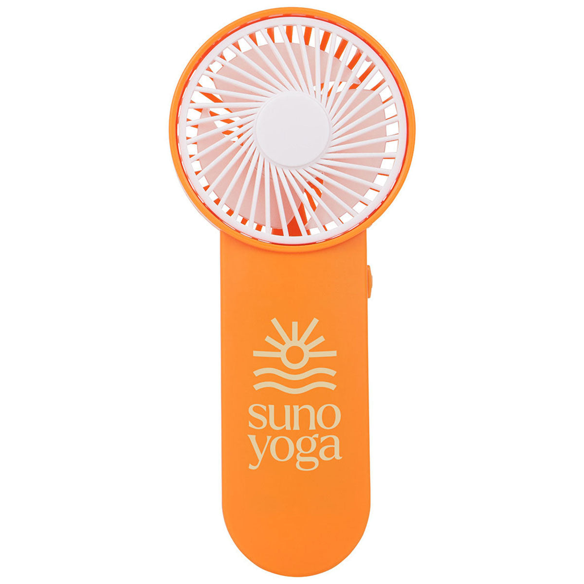Ariel Premium Orange Swirl Portable Battery-Operated Fan